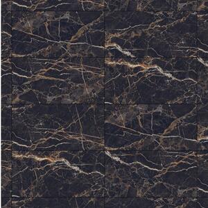 Mexen Orlo Nero gres smaltato rett. G1, piastrella pavimento-parete 120 x 60 cm, alta lucentezza - TL211-120-060-00