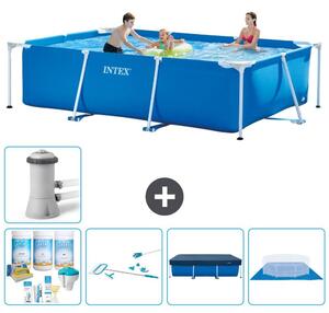 Piscina fuori terra rettangolare - 300x200x75 cm - 6 pezzi - Modello S20046