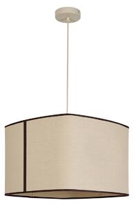 Lampada a sospensione MARKET SET, Dolce, dimmerabile, Beige, Sala da pranzo, Tessuto / Tessile, Design