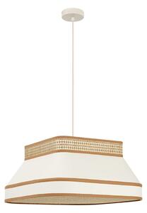 Lampada a sospensione MARKET SET, Square, dimmerabile, Beige, Sala da pranzo, Tessuto / Tessile, Design