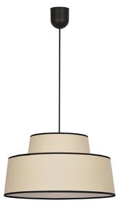 Lampada a sospensione COREP, Mallorca, dimmerabile, Grigio, Soggiorno, Tessuto / Tessile