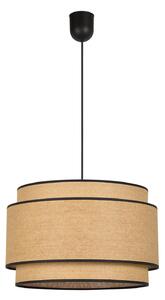 Lampada a sospensione COREP, Milo, dimmerabile, Beige, Soggiorno, Carta / Cartone