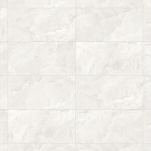 Mexen Valga Bianco gres smaltato rettificato G1, piastrella da pavimento e parete 120 x 60 cm, lucido - TL122-120-060-01