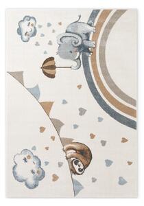 Tappeto per bambini crema 120x170 cm Walk like an Elephant Rainy Party - Villeroy&Boch
