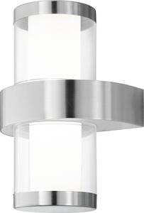 EGLO lampada da parete "BAVERLYRVS 1" 2 x 3,7 W argento e bianco 94799