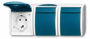 BUSCH-JAEGER - Presa di corrente OCEAN AP/FR a 3 ganci