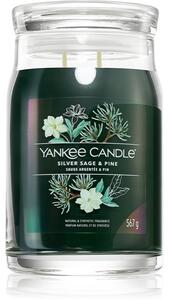Yankee Candle Silver Sage & Pine candela profumata Signature 567 g