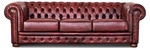 Divano Chesterfield in Pelle Primo Fiore Premium – Iconico, Finiture di Pregio