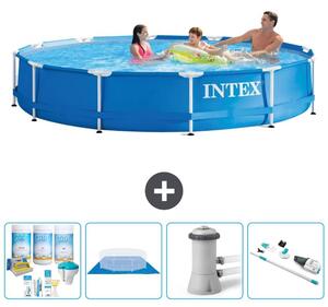 Piscina fuori terra a struttura - 366x76 cm - 5 pezzi - Modello S21009