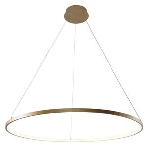 Lampadario a sospensione LED BRENO oro-bianco 36 W 3060 lm in alluminio, dimensioni: 150 x 80 x 80 cm, IP20, Zuma Line