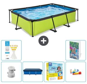 Piscina fuori terra rettangolare - 300x200x65 cm - 5 pezzi - Modello S231