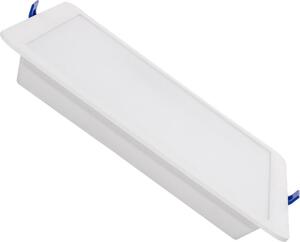 Faretto da incasso a LED piatto da 18 W, forma squadrata, modello SOLID, foro di montaggio 210x210 mm, 4000 K, TRIAC, bianco neutro
