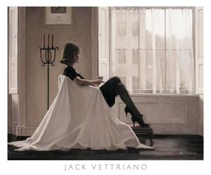Stampa d'arte In Thoughts Of You - Retrospective Print Exhibition 1996, Jack Vettriano, (80 x 60 cm)