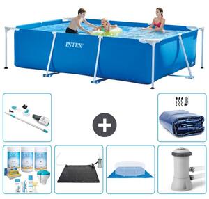 Piscina fuori terra rettangolare - 300x200x75 cm - 7 pezzi - Modello S20053