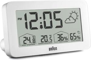 Braun BC 13 W Stazione meteo radio DCF bianco