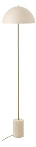 Lampada da terra beige con paralume in metallo (altezza totale 155 cm) Sheffield – House Nordic