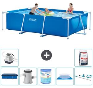 Piscina fuori terra rettangolare - 300x200x75 cm - 8 pezzi - Modello S30174