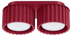 Lampada da soffitto AURA 2 bordeaux Gx53 2xGx53 10W alluminio 8x10x21cm Sollux Lighting