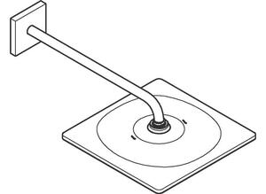 Soffione GROHE 310 x 310 mm antracite 26564AL0