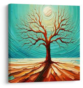 Quadro su tela – Maestoso albero della vita nel paesaggio