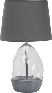 Rabalux 74228 Lampada da tavolo Apolonia E27 1x MAX 40 vetro tessile grigio