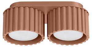 Lampada da soffitto AURA 2 moka Gx53 2xGx53 10W alluminio 8x10x21cm Sollux Lighting