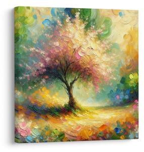 Quadro su tela – Pittoresco albero della vita autunnale