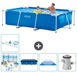 Piscina fuori terra rettangolare - 260x160x65 cm - composta da 6 elementi - modello S20025
