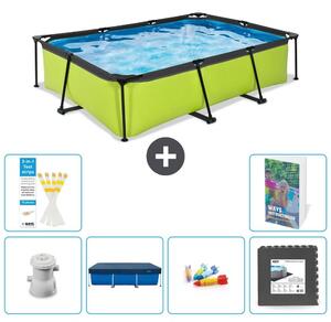 Piscina fuori terra rettangolare - 300x200x65 cm - 5 pezzi - Modello S317