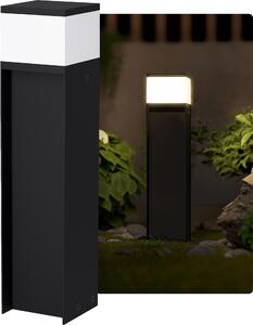 SSC-LUXon ZAVO bitta luce colonna luce sentiero lampada da terra nero IP44 - lampada da giardino lampada sentiero per esterni 230V