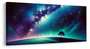 Quadro su tela – Albero della vita solitario nel paesaggio