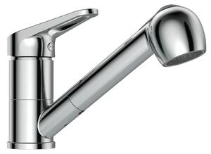 Rubinetto da cucina con doccetta estraibile e bocchetta girevole a 360°