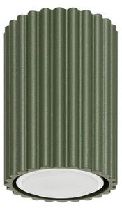 Plafoniera SOLLUX LIGHTING, ALORA, dimmerabile, Verde, Soggiorno, Alluminio