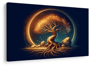 Quadro su tela – Albero della vita splendente