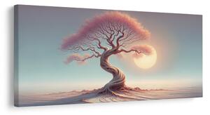 Quadro su tela – Albero della vita in luce rosa