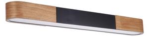 BRILAGI - LED Lampada da soffitto GARDALINE LED/100W/230V 80 cm rovere/nero