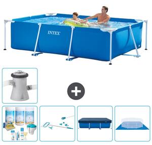 Piscina fuori terra rettangolare - 260x160x65 cm - composta da 6 elementi - modello S21115