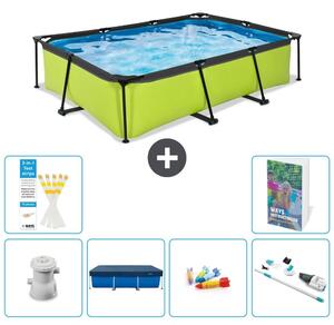 Piscina fuori terra rettangolare - 300x200x65 cm - 5 pezzi - Modello S269