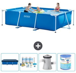 Piscina fuori terra rettangolare - 300x200x75 cm - 5 pezzi - Modello S40147