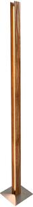 Elobra Lampada da terra Atacama, dimmerabile, Legno chiaro, Soggiorno / Sala da pranzo, Legno, Lampada da terra