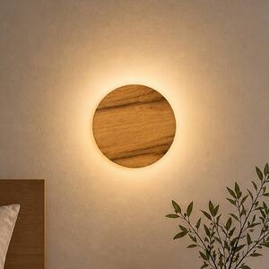 Elobra Applique Havana S, Legno scuro, Bagno, Legno, Applique