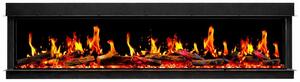 Camino elettrico da incasso a parete L 150 LCD LED APP FILADELFIA150