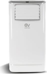 Vortice Condizionatore portatile 13000 Btu /h Climatizzatore Classe A con pompa di Calore Funzione Deumidificatore - Kryo Polar Evo 13