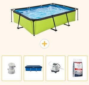 Piscina fuori terra rettangolare - 300x200x65 cm - 5 pezzi - Modello SCB53