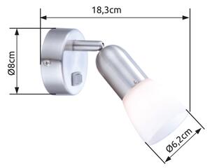Globo 5453-1 - Applique CATHY 1x40W/E14/230V