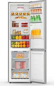 Hisense Frigorifero Combinato Capacit 361 Litri Classe C Raffreddamento No Frost con Display Inverter colore Inox - RB440N4ACC