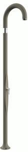 Doccia da Giardino Piscina in Resina Con Miscelatore Caldo-Freddo Dimensioni 232x30x17 cm Arkema Funny Yin Gray - peso 9 kg design Curvo