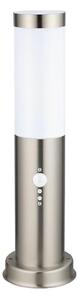 Brilagi - Lampada da esterno con sensore NOVA 1xE27/15W/230V 40 cm IP44 cromo opaco