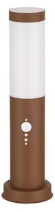 Brilagi - Lampada da esterno con sensore NOVA 1xE27/15W/230V 40 cm IP44 marrone