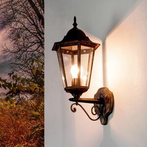 Light Experiences CX321-24-66 Lampada da parete per esterni Bristol Rustic IP44 in rame nero House